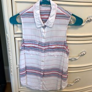 Stripped summer tank top